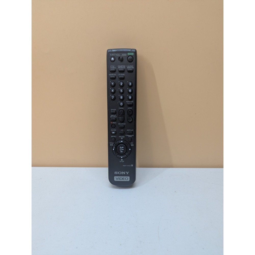 SONY RMT-V402 VHS VCR REMOTE CONTROL for SLV-N55 **Tested & Works**